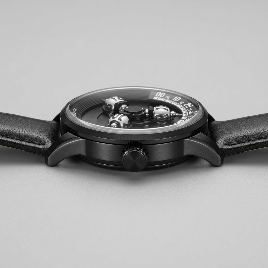 BREITVACHER Vortichron - side profile case crown