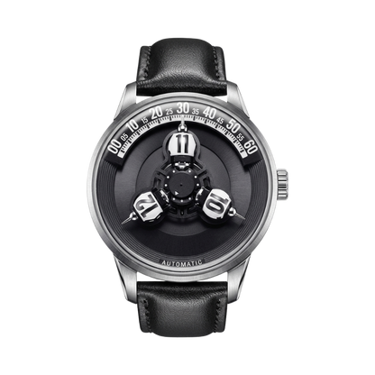 BREITVACHER Vortichron - grey dial front view packshot