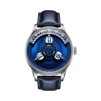 BREITVACHER Vortichron - blue dial front view packshot