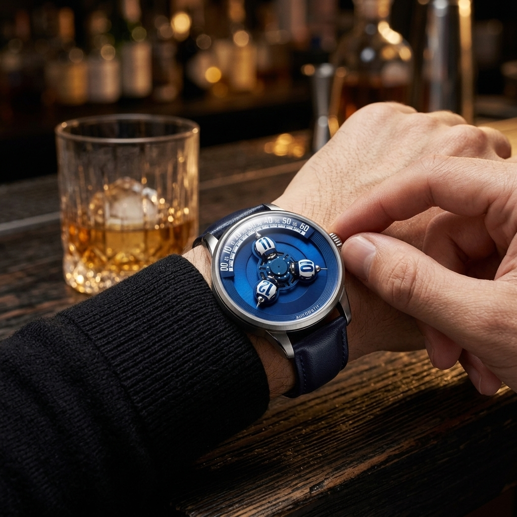 BREITVACHER Vortichron - wrist shot lifestyle