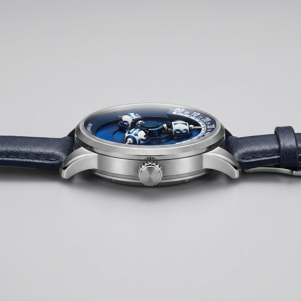 BREITVACHER Vortichron - side profile case crown