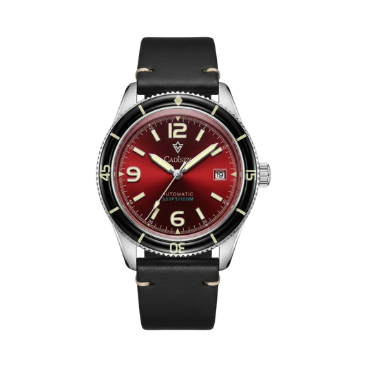 CADISEN C8243 - red dial front view packshot