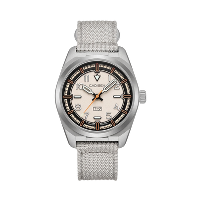 CADISEN C8248 - ivory dial sand strap front view packshot