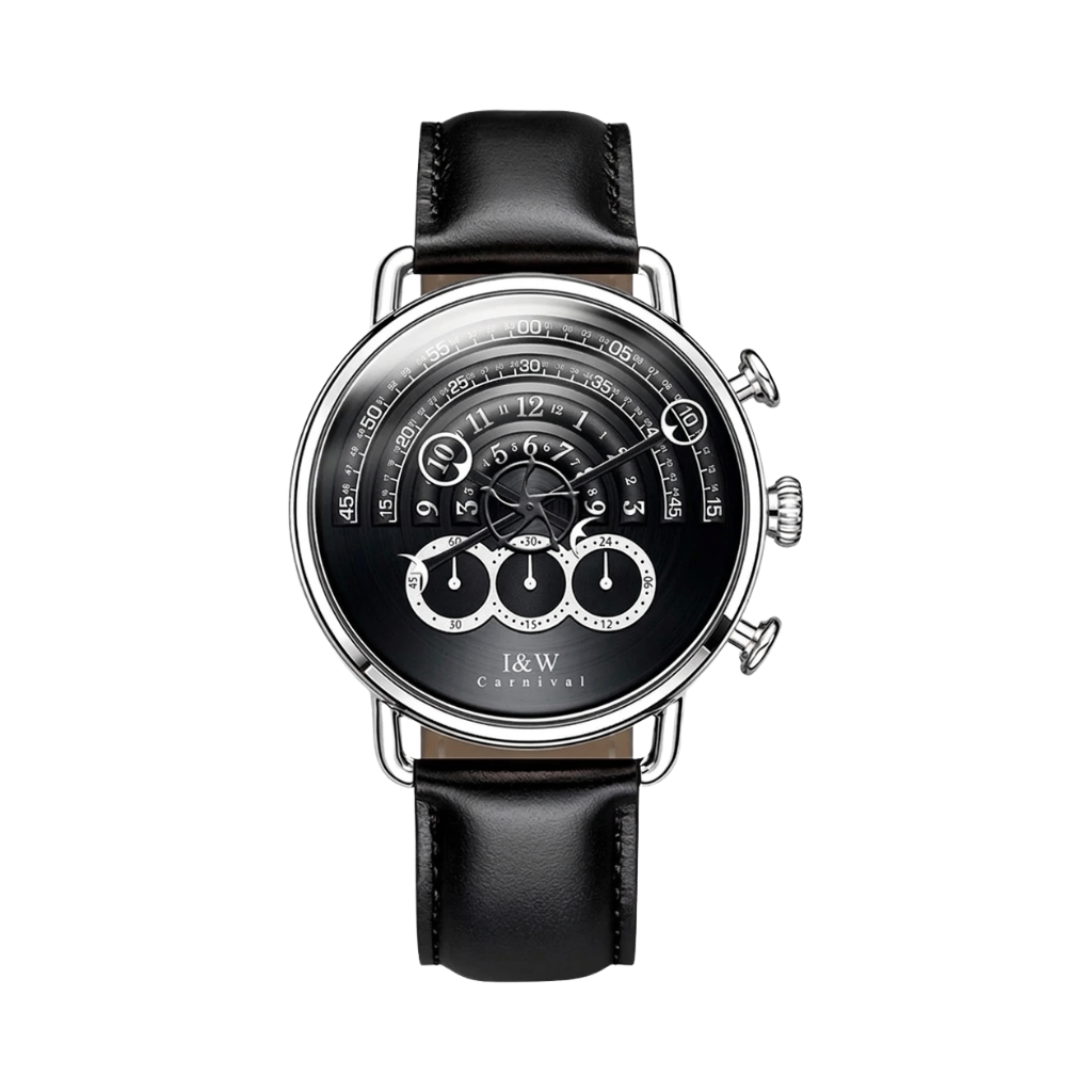CARNIVAL 8816G - steel case black dial front view packshot