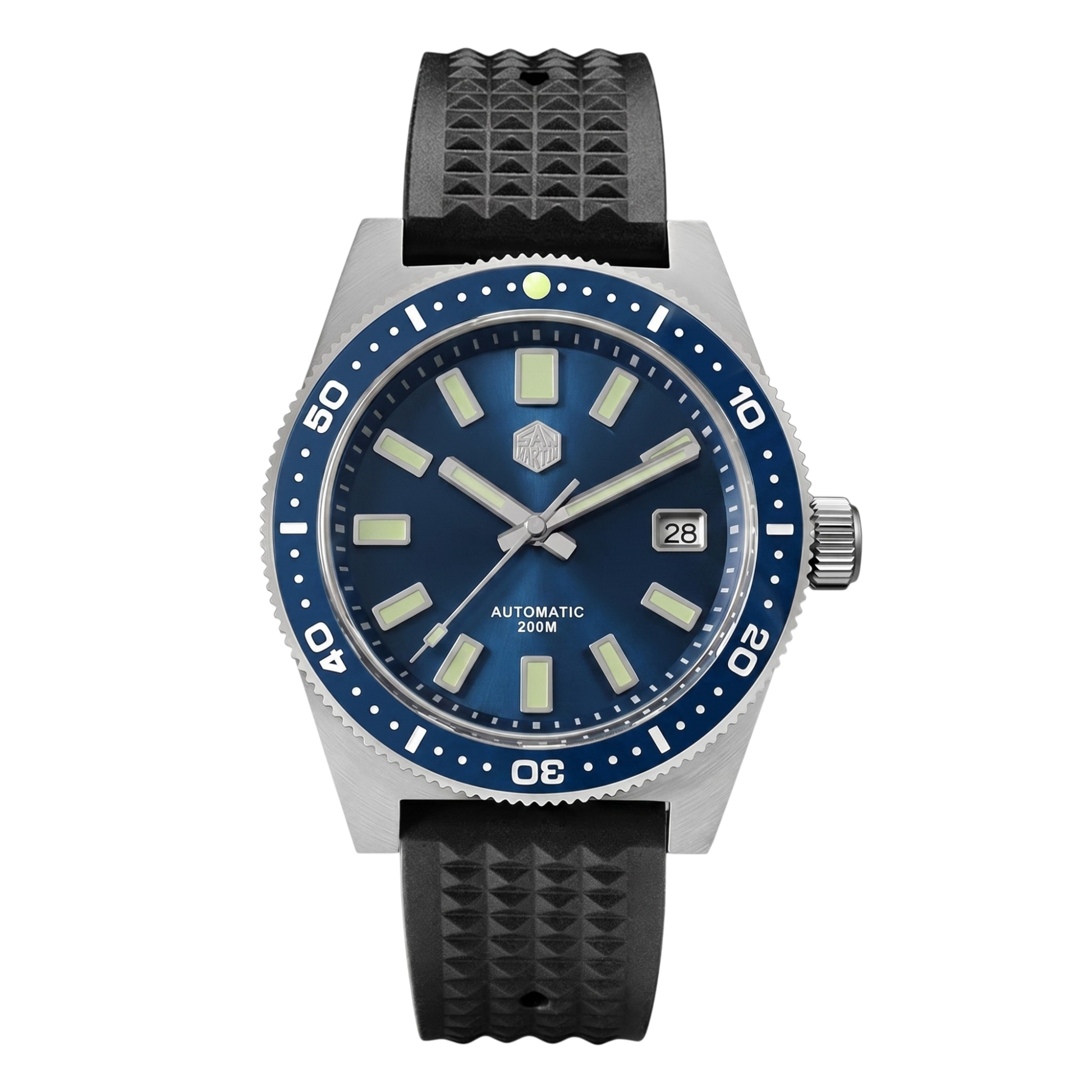 San Martin SN0007-G V4 - Blue dial diver watch