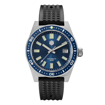 San Martin SN0007-G V4 - Blue dial diver watch