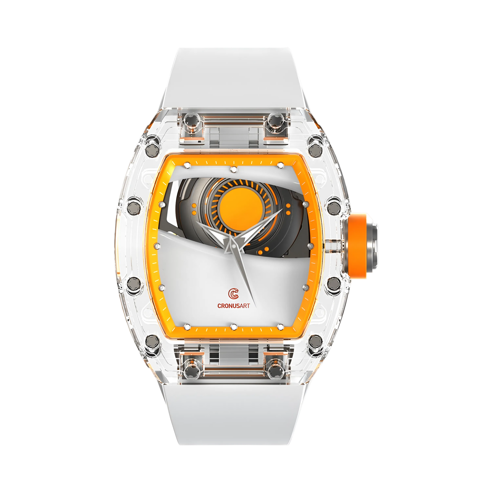 Cronusart CM001-035 Transparent Automatic Watch - Mars Eye Edition