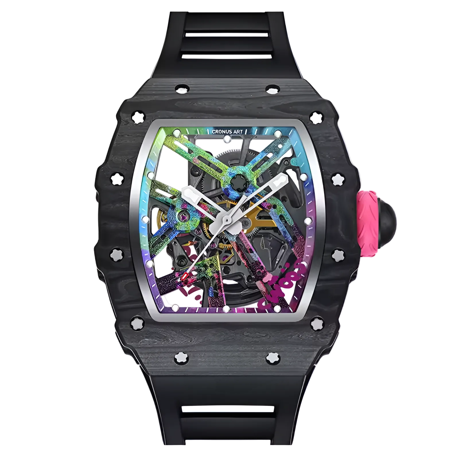 Cronusart CM002-017 Men Automatic Watch - Carbon Fiber