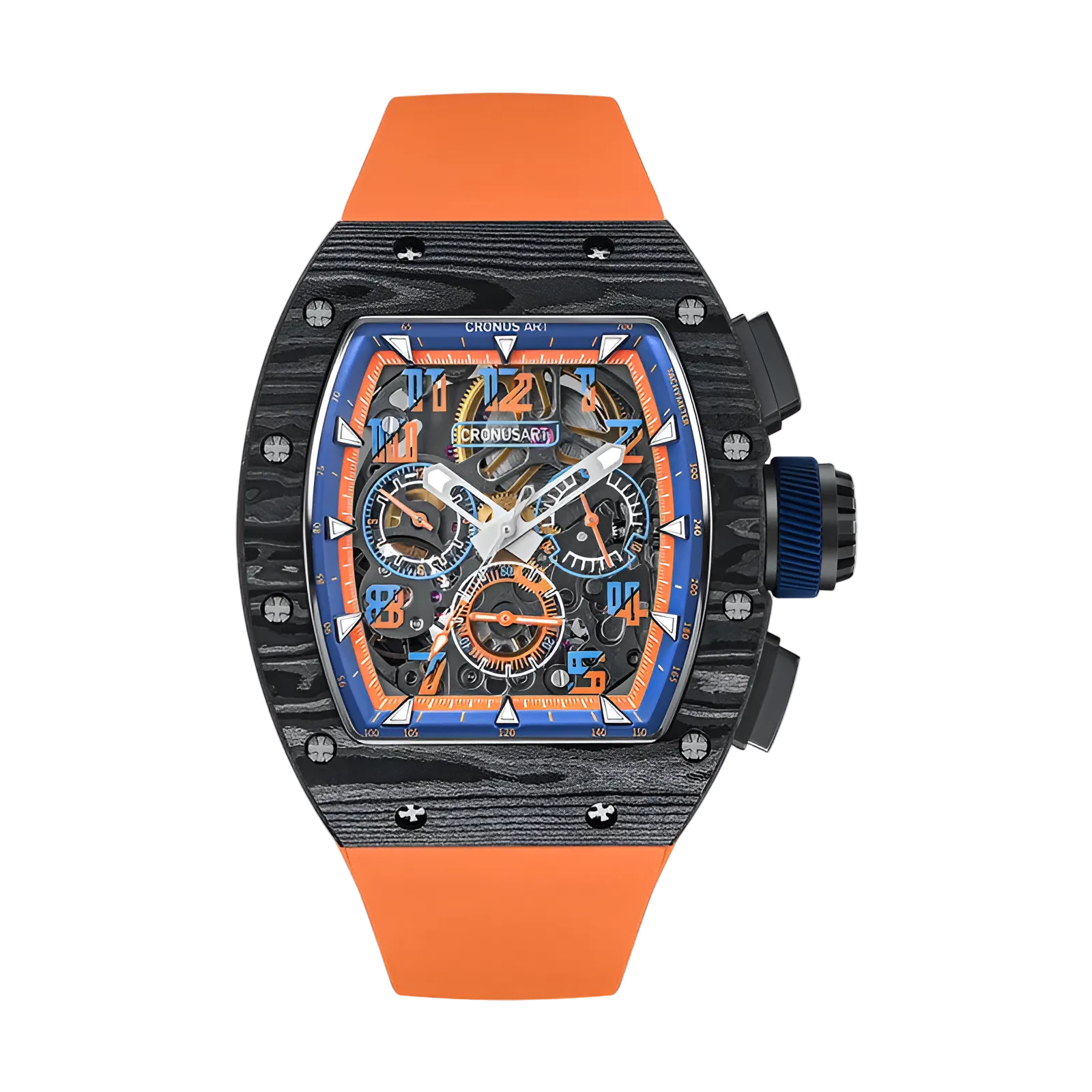 Cronusart CM002-020 Carbon Fiber Automatic Chronograph Watch - NTPT Edition