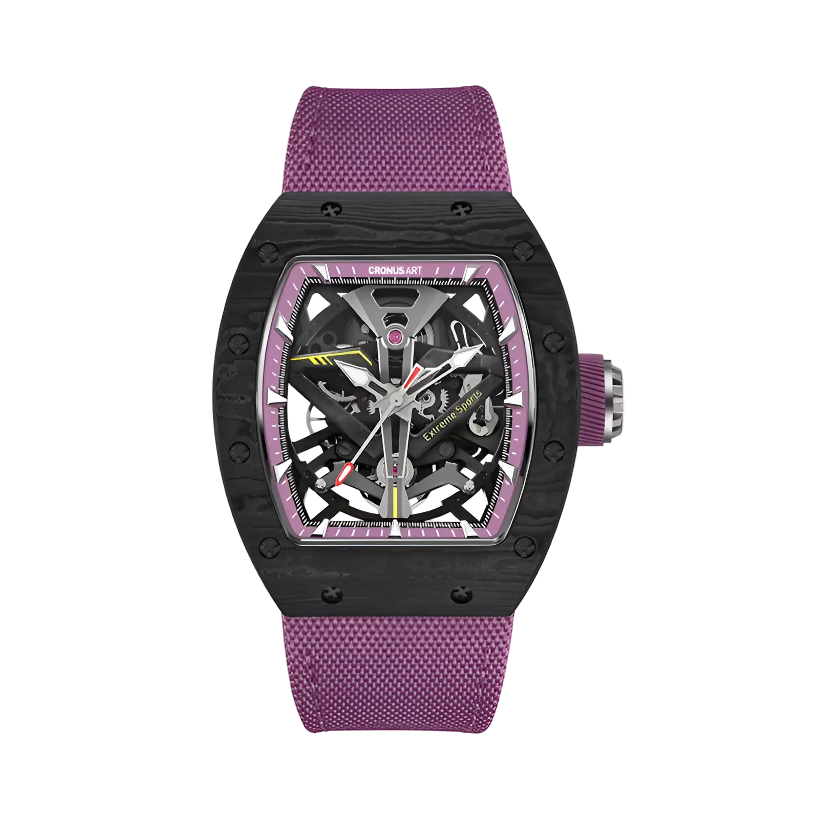 CRONUSART CM002-083 - Men's Automatic Watch Carbon Fiber Tonneau