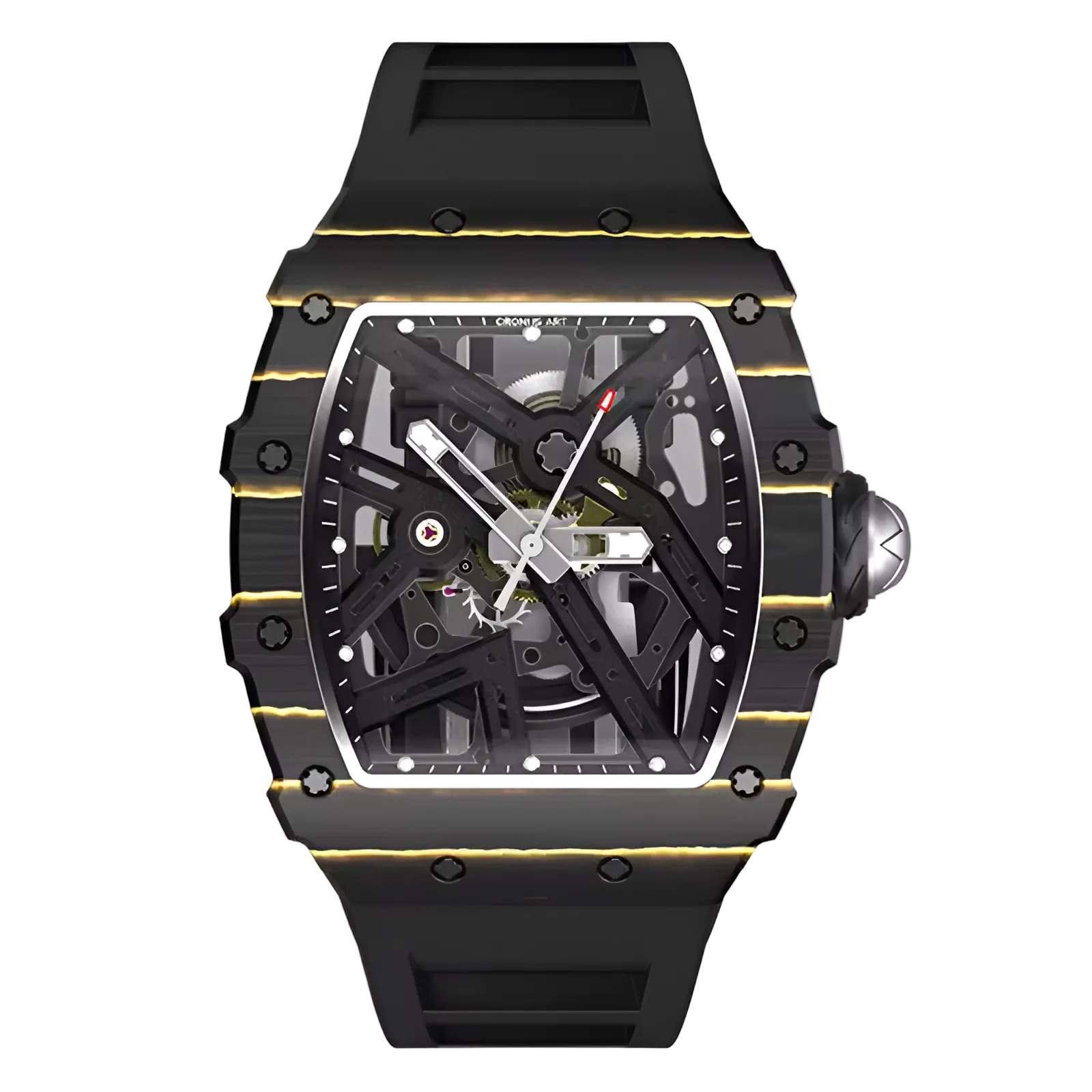 Cronusart CM002-12A Men Automatic Watch - NTPT Carbon Skeleton