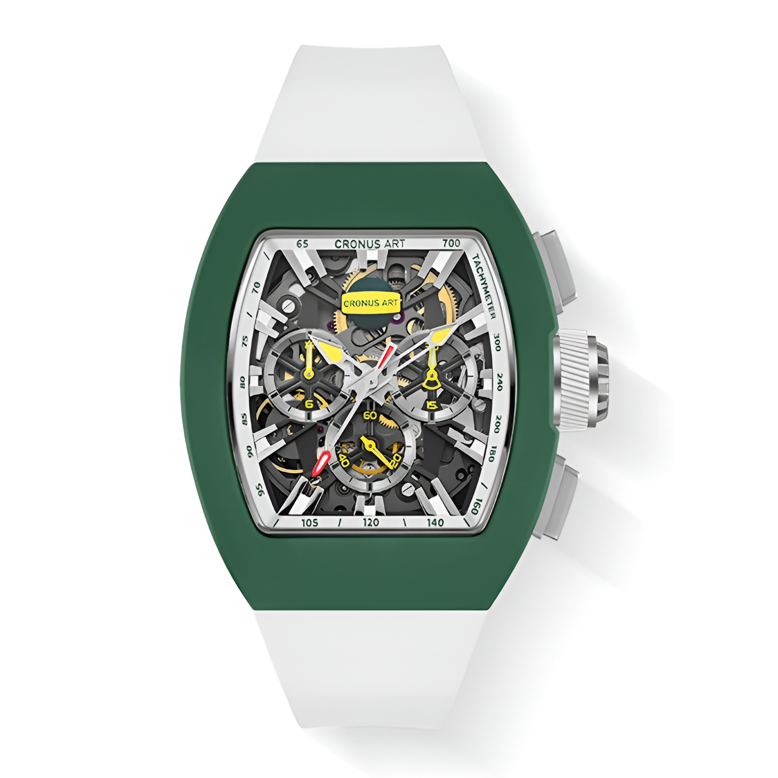 Cronusart CM011-008 - Ton - green case white strap