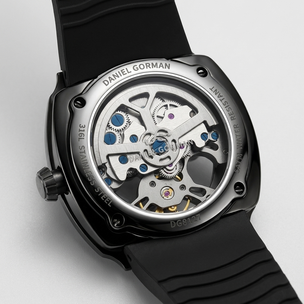 Daniel Gorman DG8127 - caseback detail