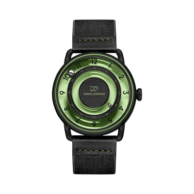 Daniel Gorman DGY000 - green dial front view packshot