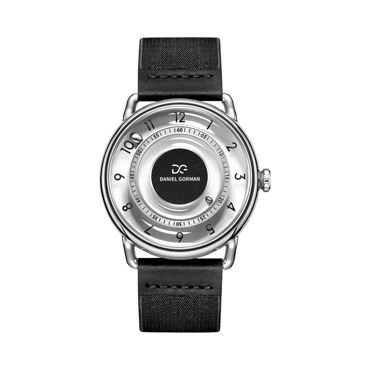 Daniel Gorman DGY000 - silver dial front view packshot
