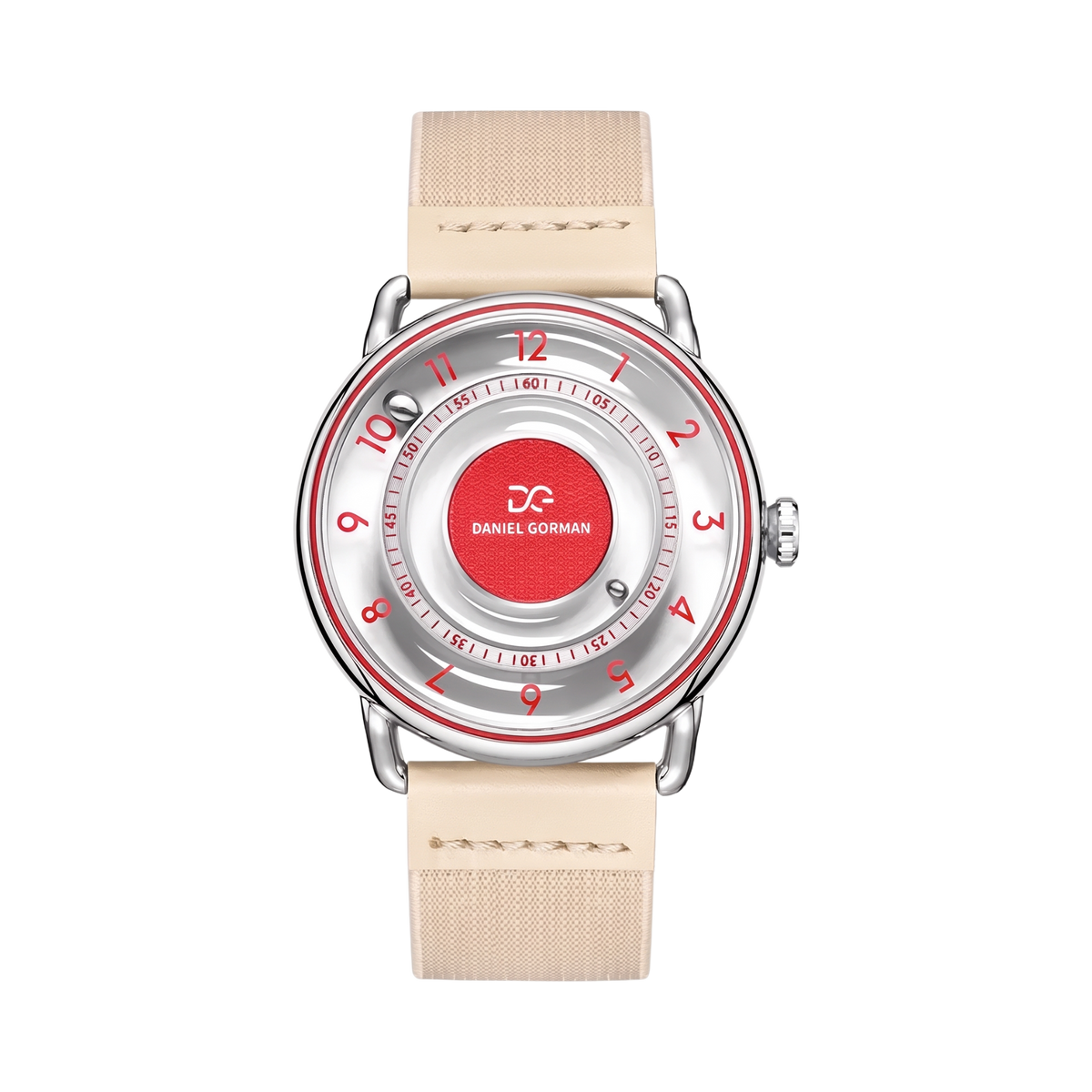 Daniel Gorman DGY000 - red dial front view packshot