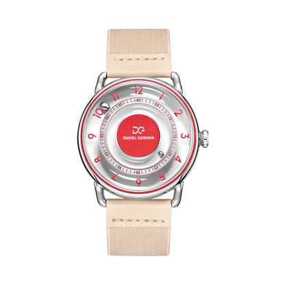 Daniel Gorman DGY000 - red dial front view packshot