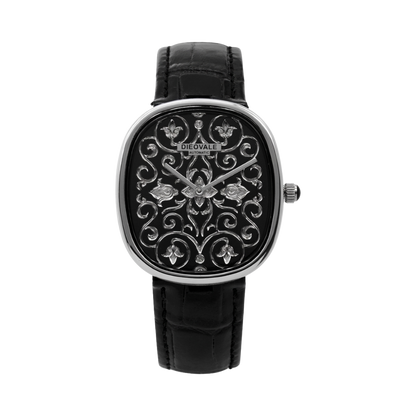 DIEOVALE Y1133G - black dial front view packshot