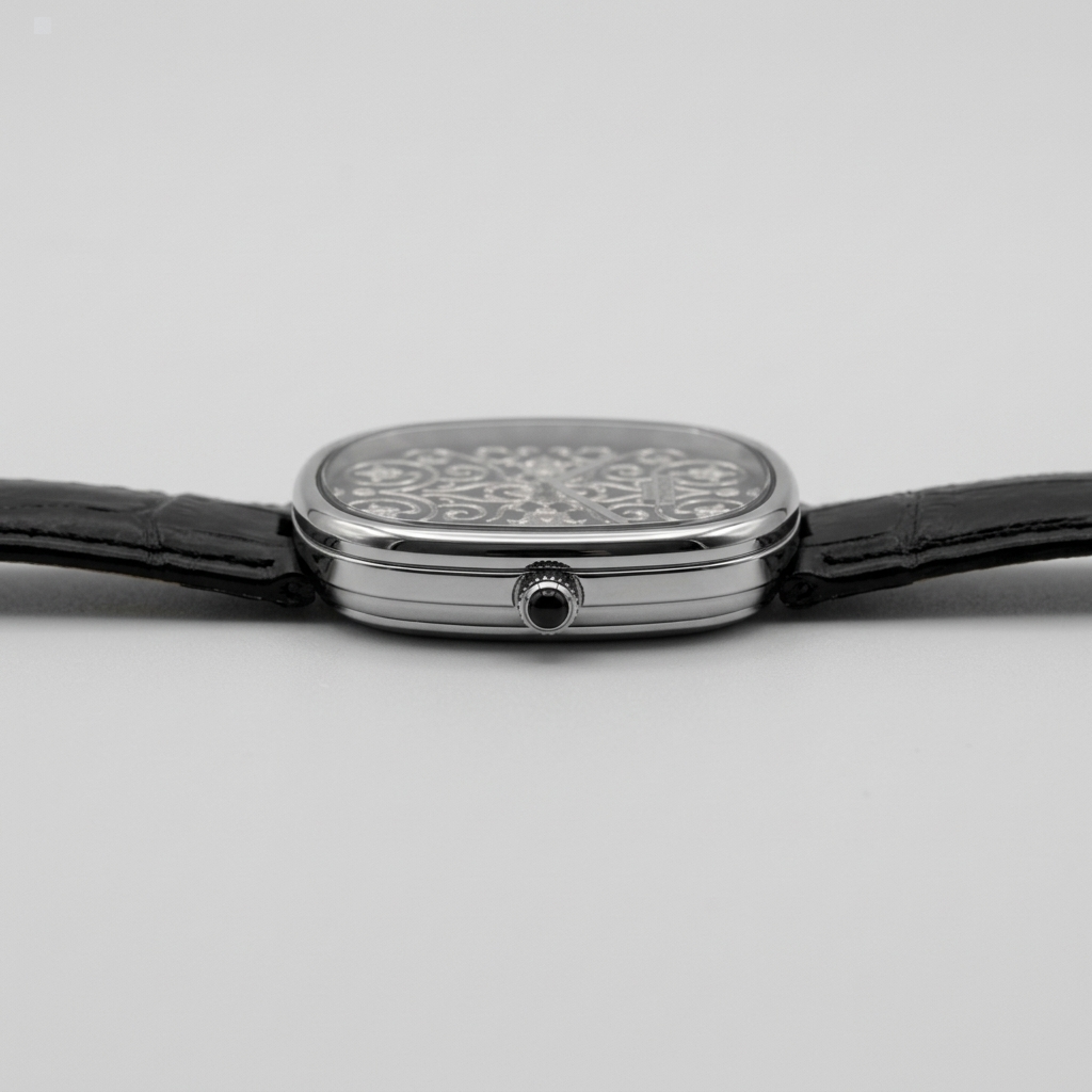 DIEOVALE Y1133G - side profile case crown