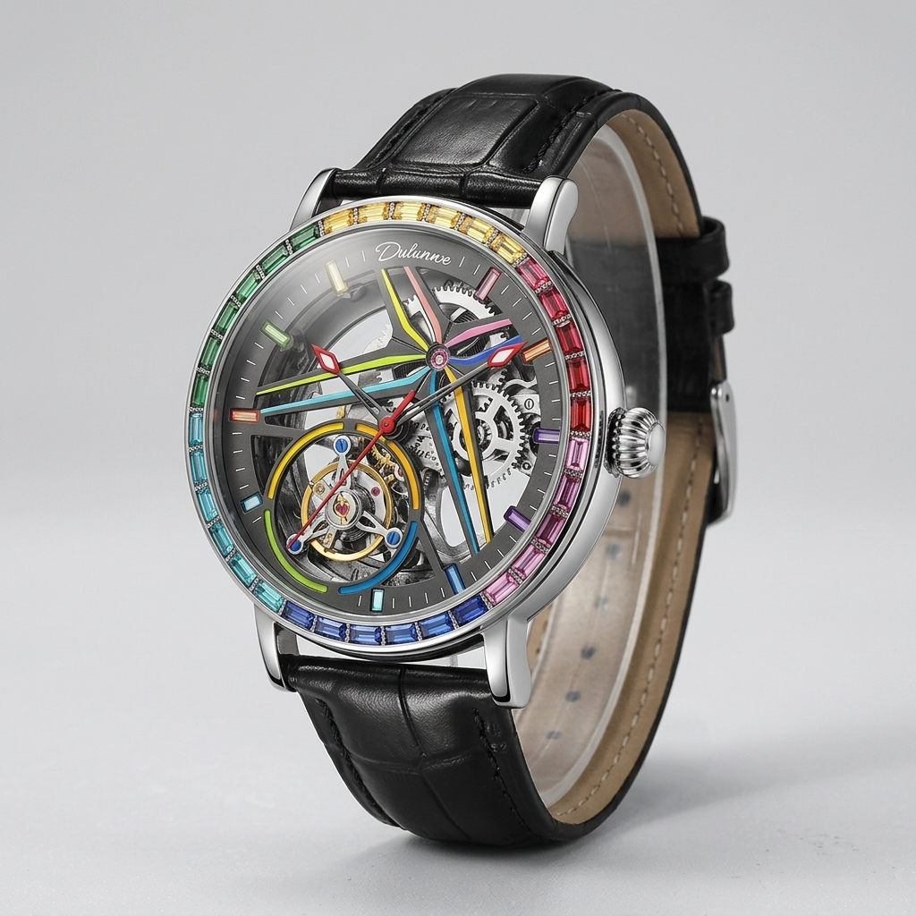 Dulunwe 6057A - three-quarter case view
