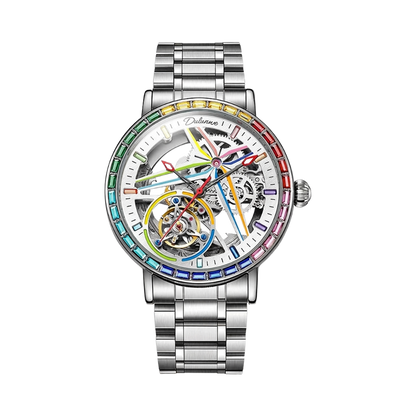 Dulunwe 6057A - white dial front view packshot