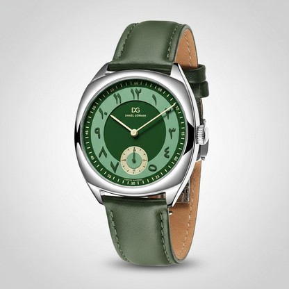 Daniel Gorman DG9520MSG - - angled view, green watch