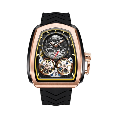 HANBORO 1005 - black rose gold yellow front view packshot