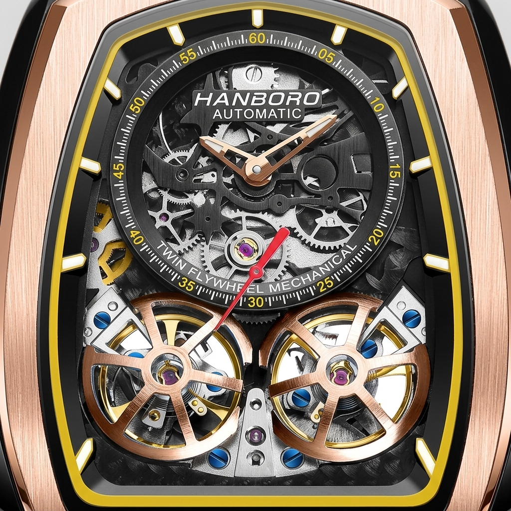 HANBORO 1005 - dial macro detail