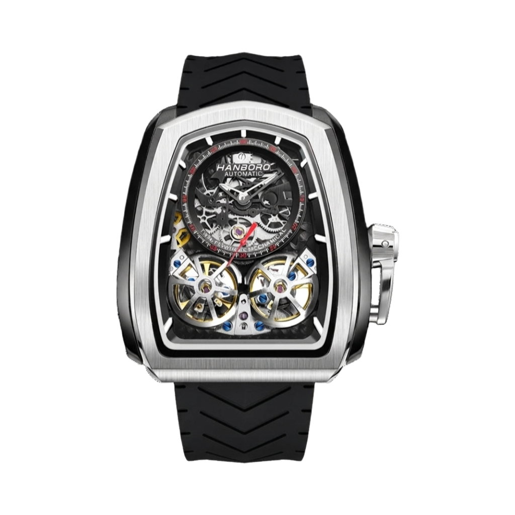 HANBORO 1005 - black silver white front view packshot