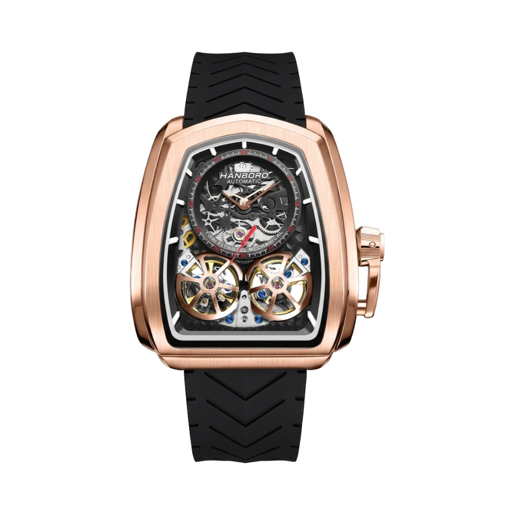HANBORO 1005 - rose gold silver front view packshot