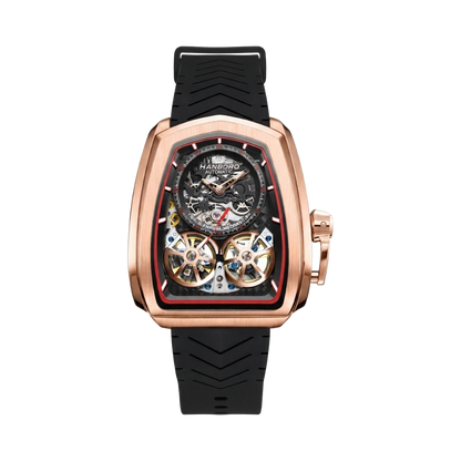 HANBORO 1005 - rose gold burgundy front view packshot