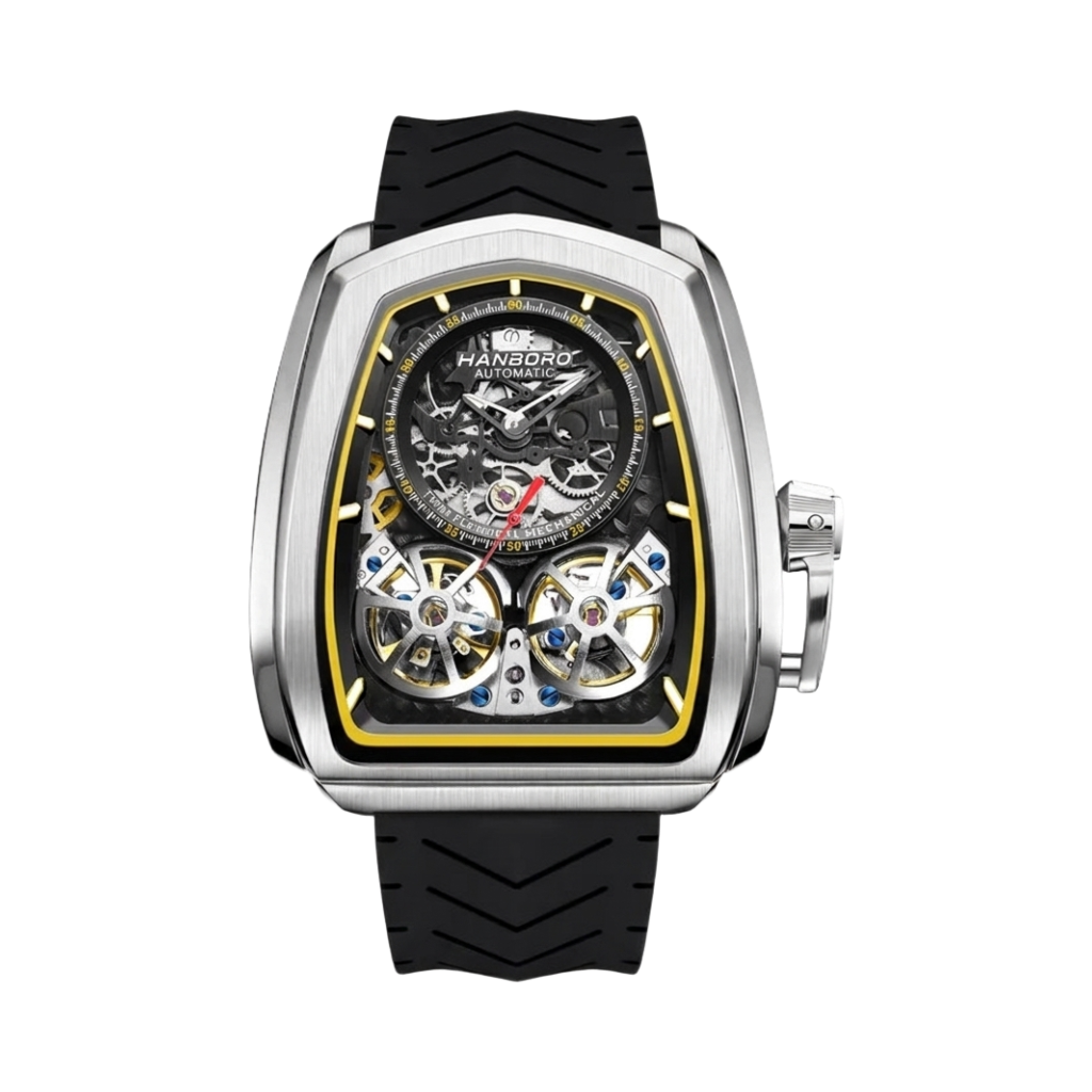 HANBORO 1005 - silver yellow front view packshot