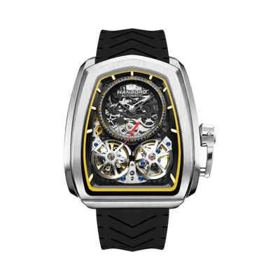 HANBORO 1005 - silver yellow front view packshot