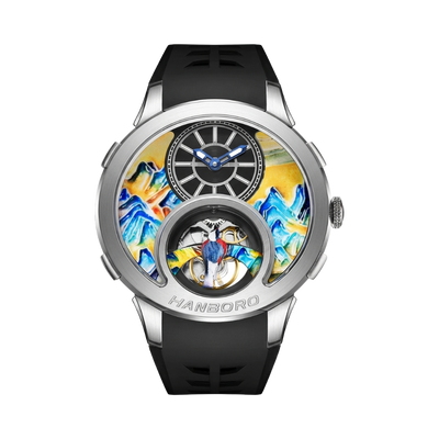 HANBORO 2001 - black rubber strap front view packshot