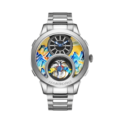 HANBORO 2001 - steel bracelet front view packshot