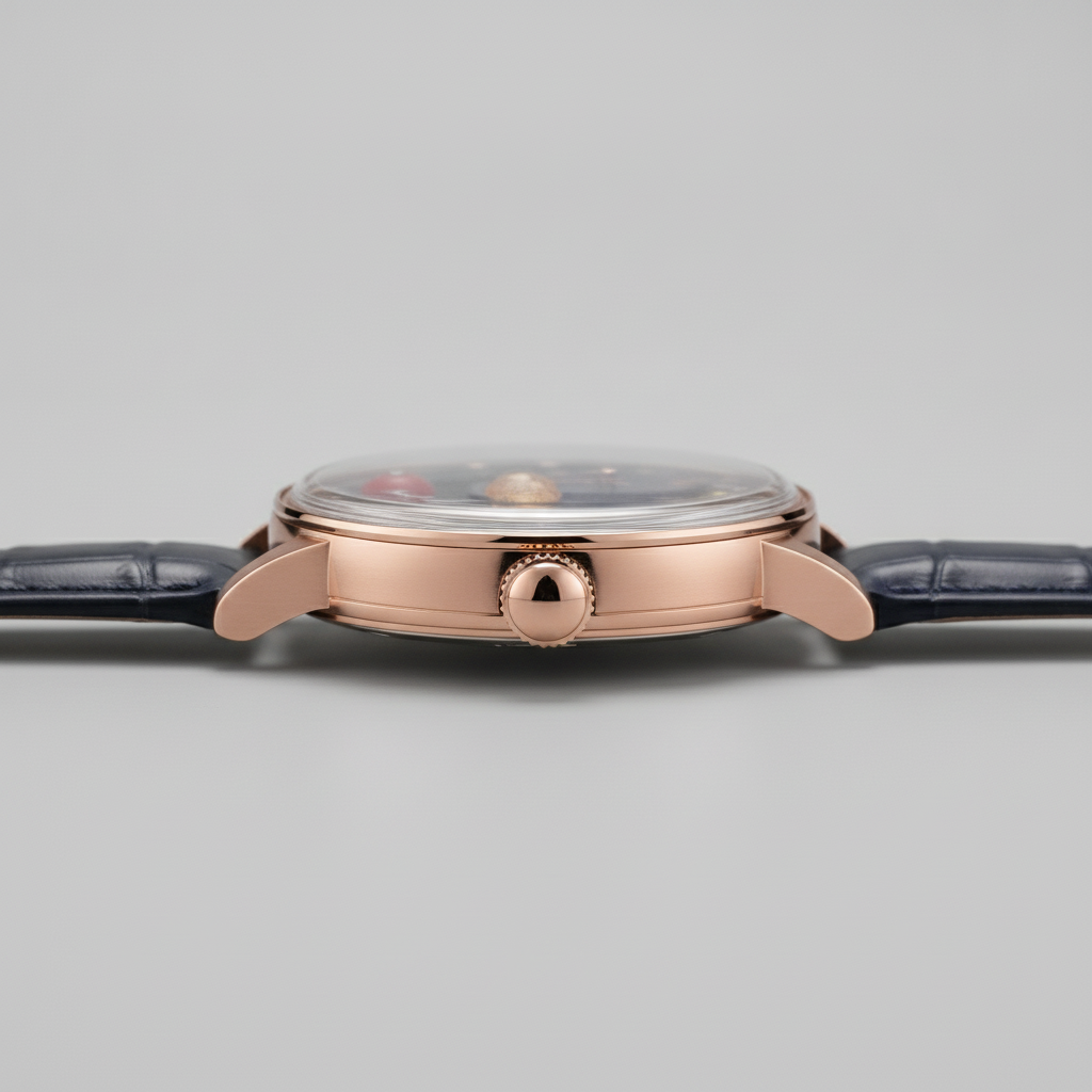 HANBORO B1027 - side profile case crown
