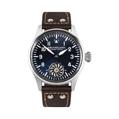 HRUODLAND HG016 - blue dial front view packshot