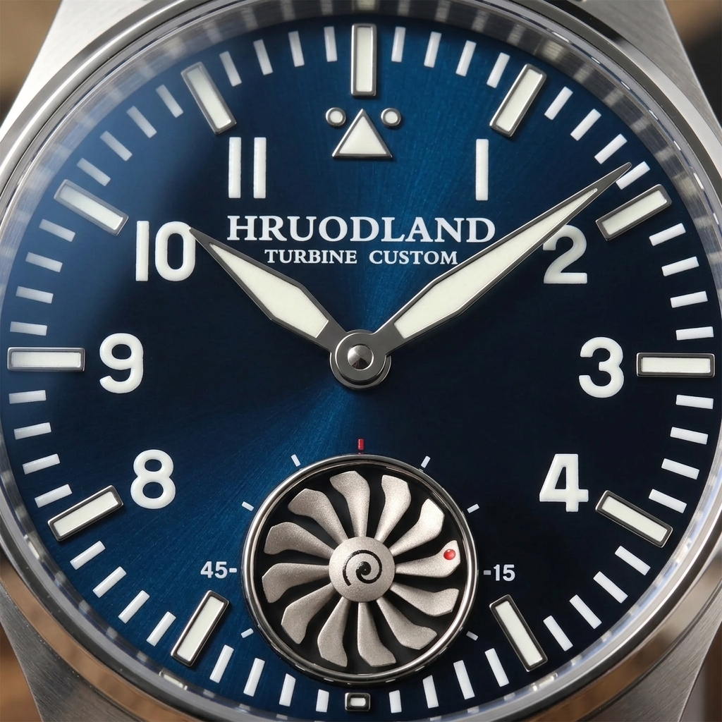 HRUODLAND HG016 - dial macro detail
