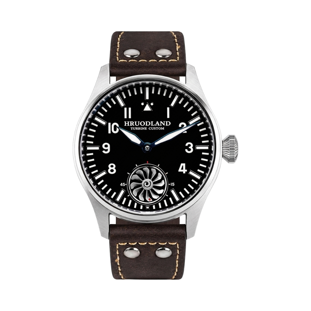 HRUODLAND HG016 - black dial front view packshot