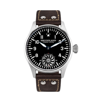 HRUODLAND HG016 - black dial front view packshot