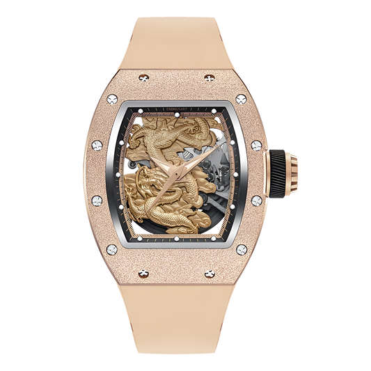 CRONUSART C30 - AM GD Men's Automatic Mechanical Watch Tonneau Wristwatch breitvacher