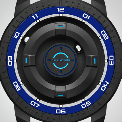 Daniel Gorman DG0221 - Detailed dial, blue accents