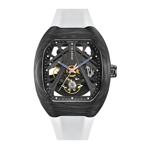 CRONUSART RT06-001 – Men's Automatic Watch 42mm Tonneau Mechanical Wristwatch breitvacher