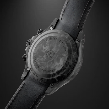 CRONUSART CM016-055 - Men Automatic Chronograph Watch Venom Force Military Carbon breitvacher