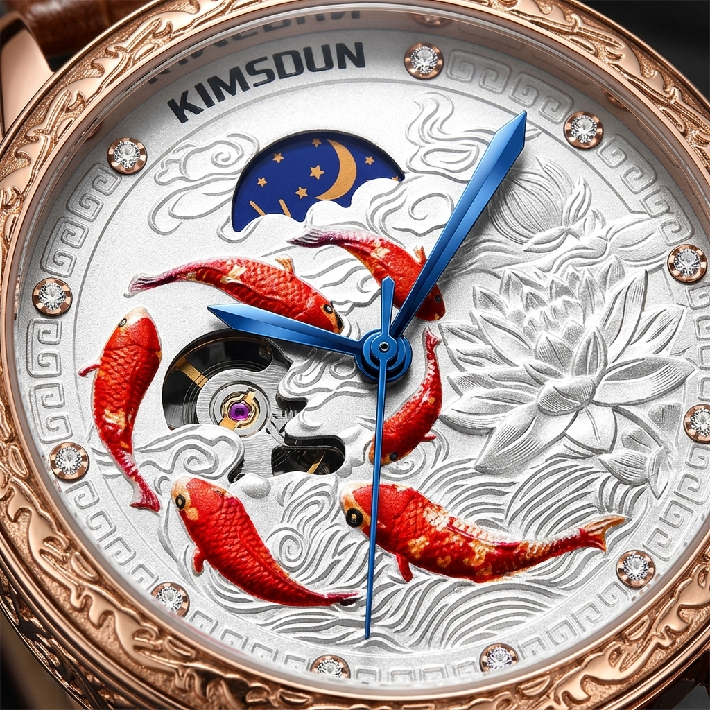 KIMSDUN Koi - dial macro detail