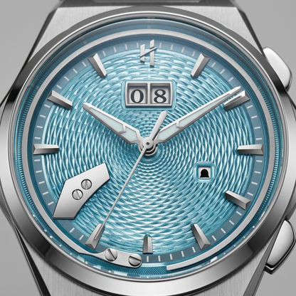 Lucky Harvey ZLS403 - Men - dial macro texture, horology detail