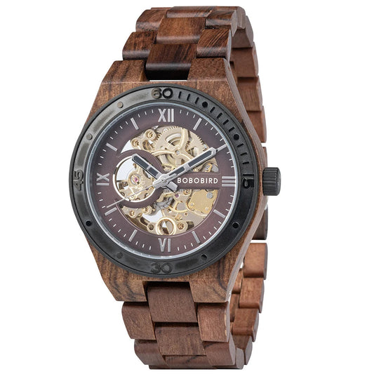 BOBO BIRD GQ029-5 The Essence of Motion Men’s Mechanical Wooden Watch breitvacher