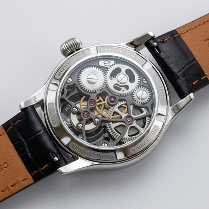 MERKUR Tourbillon - caseback detail