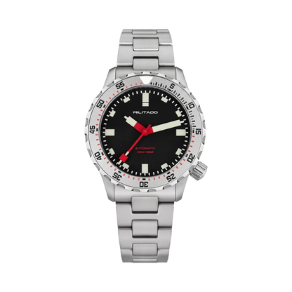 MILITADO ML20 - black dial no date front view packshot