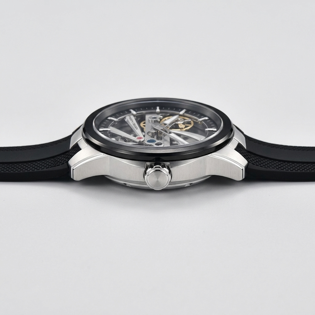 Pagani Design PD-YS030 - side profile case crown